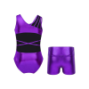 Leotard with Shorts Set