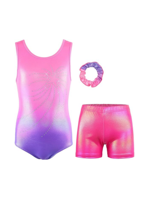 Gymnastics Leotards for Girls Sparkly Sets