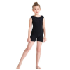Shorts Sleeveless Ballet Leotards Hotpink Kids Dance
