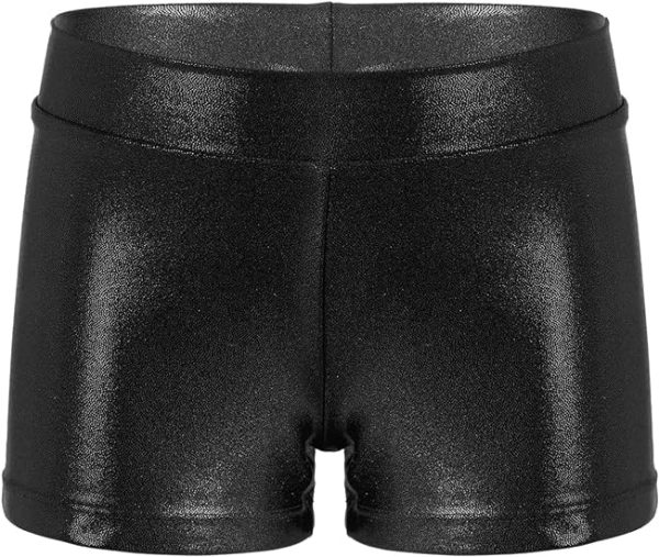 Kid Girls Gymnastics Leotard and Shorts Set