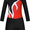 Girls Long Sleeve Leotard with Sports Shorts