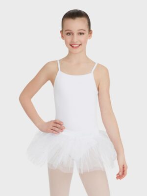 Girls' Short Sleeved  Dance Tutu Leotard
