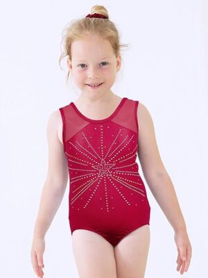 Red Gymnastics Leotards