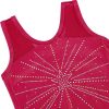 leotards (4) Red Gymnastics Leotards